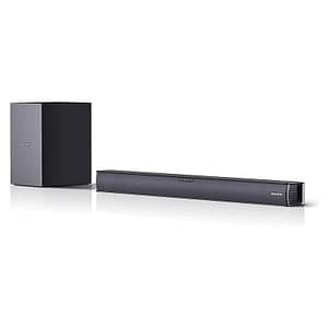 Sharp slim soundbar 2.1 cancali subwoofer wireles 160 w nero