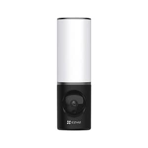 Ezviz lc3 telecamera di sicurezza da esterno wi-fi 4mp risoluzione 2k con lampada 700 lumen ip65 visione notturna a colori