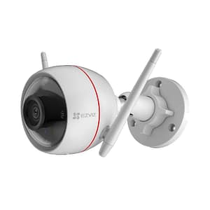 Ezviz c3w pro telecamera di sicurezza da esterno wi-fi/con cavo full hd 2mp dotata di inteligenza artificiale visione notturna a colori ip67 slot microsd white