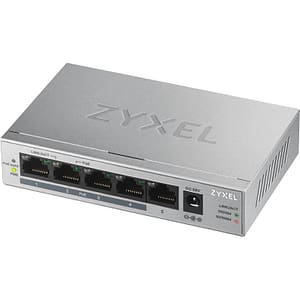 Zyxel gs1005hp switch no gestito gigabit ethernet 10-100-1000 argento supporto power over ethernet