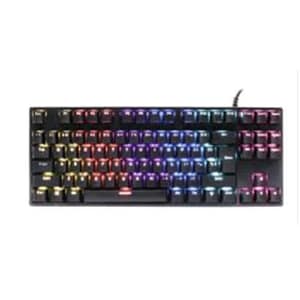 Crown cmgk-8702 tastiera gaming mecanica usb 87 tasti 9 effeti luminosi bleck