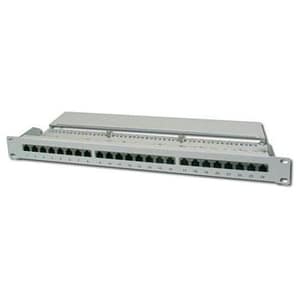 Digitus pannello patch 19“ schermato 24 porte 8 poli rj45 per reti categoria 5e – 1 unita`