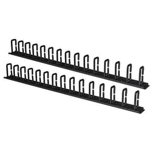 Link coppia passacavi verticali 1u 86,5cm nero