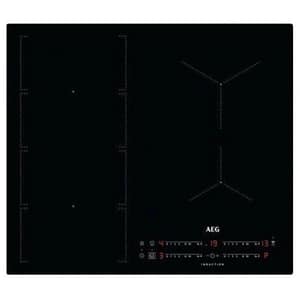 Aeg serie 6000 ike64473ib piano cottura a induzione in vetroceramica 4 zone di cottura touch control funzione flexibridge 60 cm nero