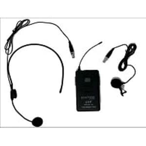 Empire neck radiomicrofono wireless uhf autoconfigurante con cuffie ad archetto