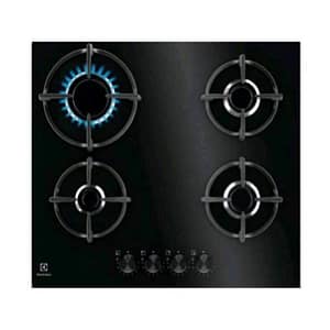 Electrolux egg64272k piano cottura a gas 4 fuochi piano in vetro nero