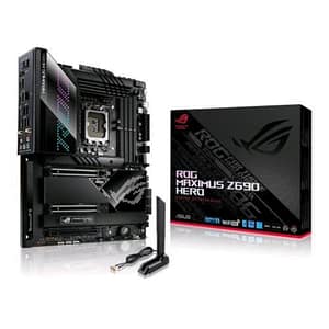 Asus rog maximus z690 hero scheda madre gaming atx intel z690 lga1700 ddr5 2xpci 5.0 wifi 6e intel 2.5gb ethernet rog supremefx 7.1 5xm.2 6xsata 6gb/s aura sync rgb nero