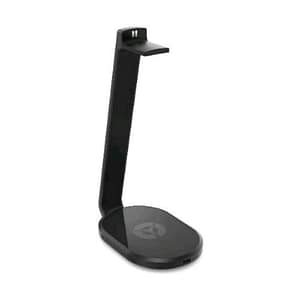 Lenovo s600 gaming station supporto e carricatore cuffie con una porta usb qi 10w e 2xusb-a 2.0 black