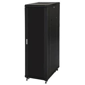 Link lk1942u610nv armadio rack 19“ 42u 2055x600x1000mm colore nero porta vetro