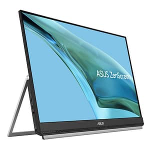 Asus zenscreen mb249c monitor pc portatile 23.8 full hd ips 16:9 5ms 250 cd/mq 1000:1 75hz freesync flicker-free usb-c 1 x hdmi