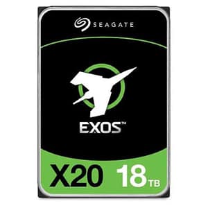 Seagate exos x20 hdd 18.000gb sata iii 3.5 buffer: 256 mb
