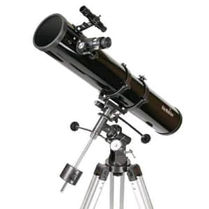 Sky watcher newton 114 telescopio riflettore obiettivo 114 mm focale 900 mm con treppiede nero