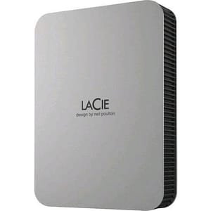 Lacie mobile drive secure hdd esterno 4.000gb usb 3.2 (gen 1) tipo c crittografato self-encrypting drive (sed) grigio spazio
