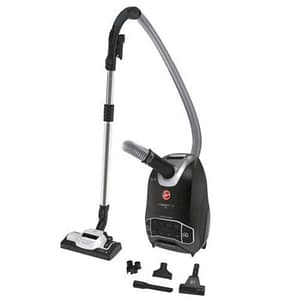 Hoover h-energy 700 aspirapolvere a cilindro con sacchetto epa 5l display intuitivo spazzola parquet 850w black