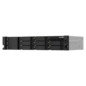 Qnap ts-864eu-8g server nas e di archiviazione armadio 2u collegamento ethernet lan nero