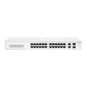 Hpe aruba ion 1430 26g 2sfp switch non gestito 26 x 10/100/1000 + 2 x 100/1000 sfp montabile su rack