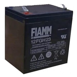 Fiamm batterie batteria ups fiamm 12v 5ah high rate