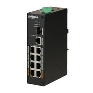 Switch 8p poe +1p sfp +1p gbit v2 unmanaged – industriale dahua