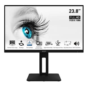 Msi pro mp242ap monitor per pc 23.8“ led ips 16:9 full hd