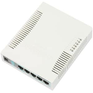 Mikrotik rb260gs gigabit ethernet (10-100-1000) supporto power over ethernet bianco