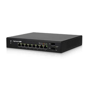 Ubiquiti es-8-150w-eu edgeswitch switch gestito l2/l3 8 porte gigabit – 2 porte sfp poe 150 w desktop nero