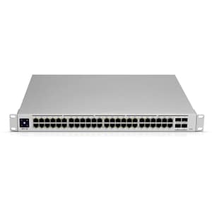 Ubiquiti networks unifi usw-pro-48 switch di rete gestito l2/l3 gigabit ethernet 10/100/1000 1u argento