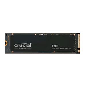 Crucial t700 ssd 1.000gb m.2 nvme pci express 5.0 x4 lettura 11.700 mb/s scrittura 9.500 mb/s