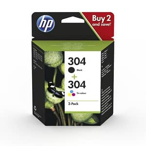 Hp 304 cartuccia inchiostro combo 2-pack nero con tricromia