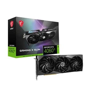 Msi scheda grafica nvidia geforce rtx 4060 ti gaming x slim 16gb gddr6 interfaccia pci express x8 4.0 raffredamento attivo