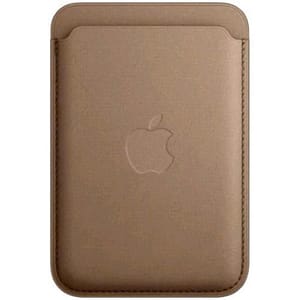 Apple portafoglio magsafe in tessuto finewoven per iphone taupe
