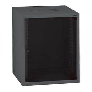 Armadio box da parete legrand 15u 758x600x600 porta in vetro ral 7016