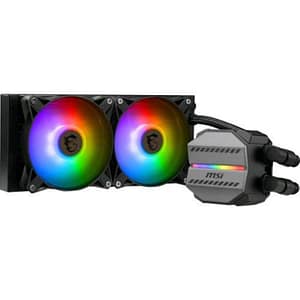 Msi mag coreliquid m240 sistema di raffreddamento per computer processore raffreddatore di liquidi tutto in uno 24cm nero