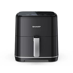 Sharp airy fryer friggitrice ad aria 1650w 5.5lt pannello touch control 8 programmi nero