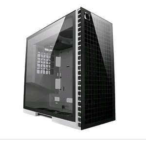 Geometric future m6 cezanne case mid tower vetro temperato mini itx/matx/atx/e-atx bianco-nero