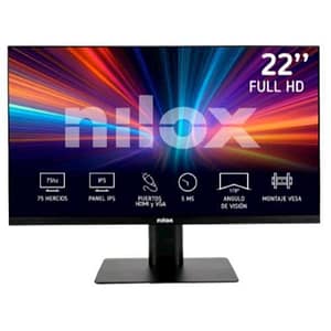 Nilox nxm22fhd11 22 led full hd ips 16:9 250 cd/mq 5ms 75hz 3.000 :1 vga hdmi nero
