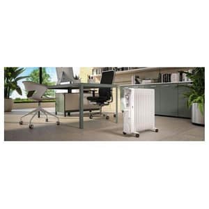 Olimpia splendid 99298 caldorad humi 13 radiatore ad olio 2500w con umidificatore e timer bianco