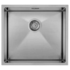 Elleci yoga 500 liy500sac lavello da incasso 1 vasca senza gocciolatoio cm 54×44 inox satinato