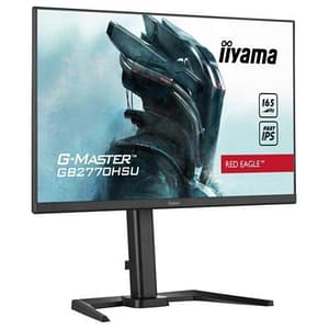 Iiiyama g-master red eagle gb2770hsu-b5 gaming 27 led full fast ips 16:9 250 cd/mq contrasto 1100:1 165hz freesync premium altoparlanti 1 x hdmi 1 x displayport nero