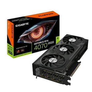 Gigabyte geforce rtx 4070 super windforce oc 12g nvidia 12 gb gddr6x triple fan pci express 4.0 1 x hdmi 3 x displayport