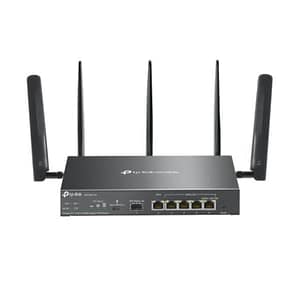 Tp-link omada er706w-4g router 4g wireless dual band 2.4/5ghz wi-fi 6 switch a 5 porte 1gbe 4g lte nero