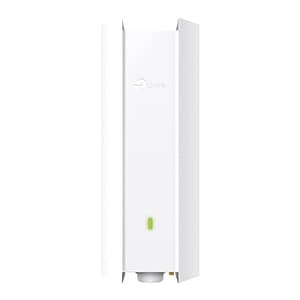 Tp-link omada eap623-outdoor hd v1 access point interno/esterno wireless dual band 2.4/5ghz wi-fi 6 1800 mbit/s poe mimo 1 x rj45 gigbit montabile su palo soffitto muro bianco