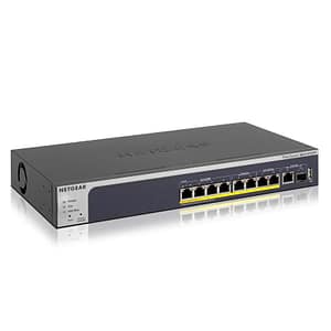 Netgear ms510txpp-100eus switch smart 10 porte multi gigabit 10g-managed 8x poe+ 180w, 1x 10g sfp+