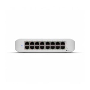 Ubiquiti usw-lite-16-poe-eu switch switch gestito l2 -16 porte gigabit (10/100/1000) di cui 8 poe+ 30 w per porta desktop bianco