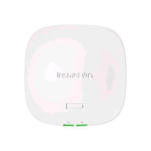 Hpe s1t14a istant on ap21 (eu) access point dual radio 2×2 wi-fi 6 bundle con alimentatore poe bianco