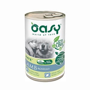 Oasy Umido Monoproteico Agnello per Cani 400gr