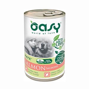 Oasy Umido Monoproteico Salmone per Cani 400gr