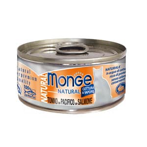 Monge Natural Salmone e Tonno del Pacifico Umido per Gatti 80gr