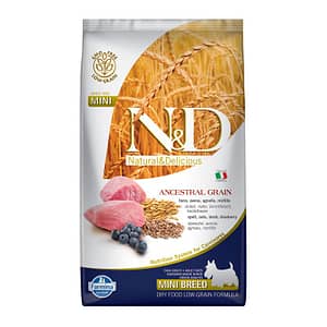 Farmina N&D Low Grain Adult Mini Agnello e Mirtillo