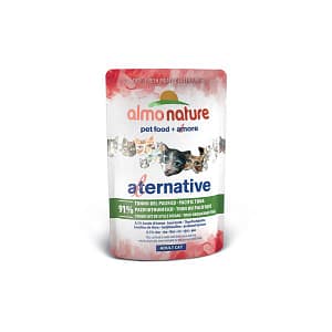 Almo Nature Gatto Alternative Tonno Pacifico per Gatti 55gr Peso Confezione 55 g – KIT 12x