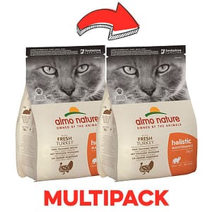 Almo Nature Holistic Adult Tacchino per Gatti Peso Confezione 2 Kg – KIT 2x